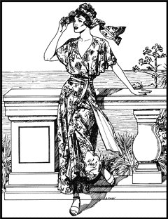 1920'S - 1930'S Beach Pyjamas Pattern #TOP2