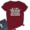 BLACKOO-Women-Cute-T-Shirt-Juniors-Graphic-Tops-Teen-Girls-Tee BLACKOO Women Cute Printed Colorful Tie Dye Tees Tops Wine Red Medium