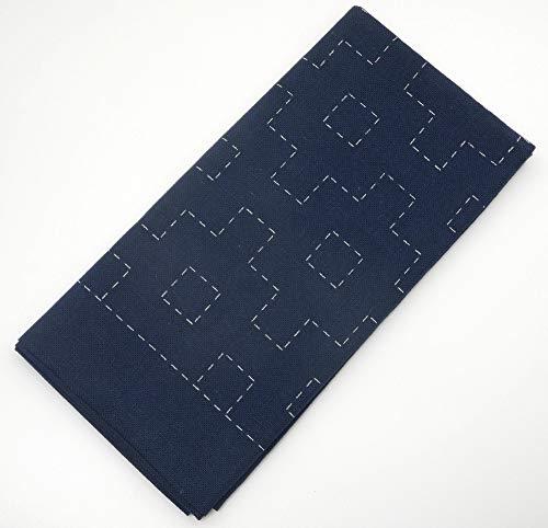 Image of DARUMA Sashiko Sampler Original Cloth Navy Color (Connected RightAngle)