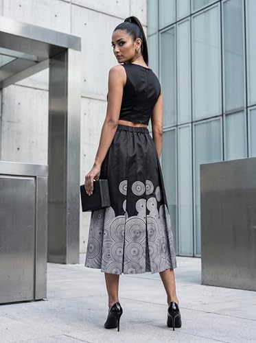 AASK green cotton skirt – image 3