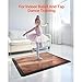 Happybuy Dance Floor Tiles, 12.4 x 12.4 in 25-Piece Interlocking, Portable Dance Flooring with Cushioned Base (Oak Wood Grain, 25 sq. ft/Box)