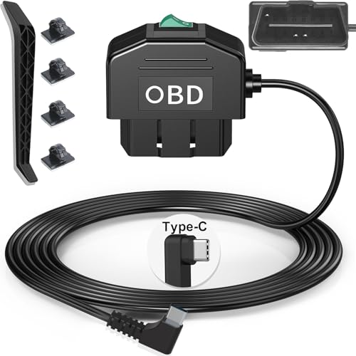 Dash Cam OBD Hardwire Kit, Dash Camera USB Type C Hardwire Kit...