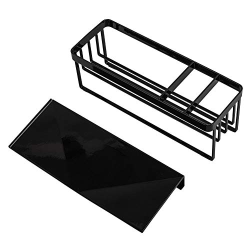 YAMAZAKI Dish Rack for sponges & Detergent, Alloy, Black, Steel, Standard Size - Image 2