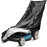 Lawn Mower Cover, Waterproof Heavy Duty Push Mower Cover, Universal Fit 600D Zero-Turn Mower Cover...