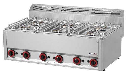 Fourneau gaz à poser 6 feux P 99 - Casselin