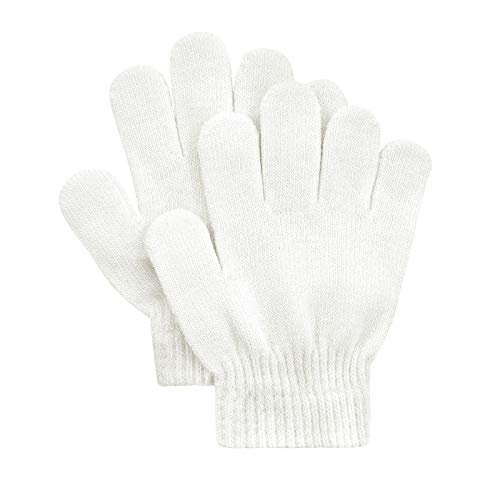 American Trends 6 Pairs Kids Magic Gloves Winter Warm Full Fingers Gloves Soft Knitted Mittens for Baby Boys Girls2