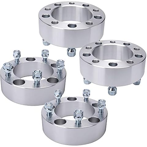 IRONTEK 2" 5x139.7mm Wheel Spacers (1/2" x20 Studs, 108mm Hub Bore) 5x5.5 to 5x5.5 fit Ford E150/F150 /Bronco, for Dodge Ram 1500 Van/B1500/W150, for Jeep CJ3 CJ5 CJ5A CJ6 CJ6A CJ7 Cover