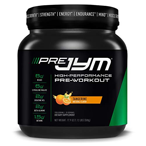 image for Pre JYM Pre Workout Powder - BCAAs, Creatine HCI, Citrulline Malate, B