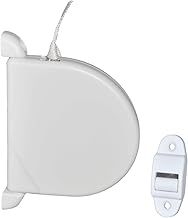 Roller Blind Winder Integrated Strap 14 mm Width 5 m Length Wall Mount 180 °C Swivel (Round)