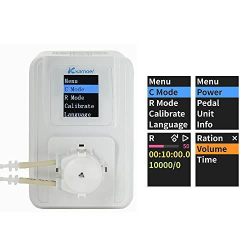 K Kamoer M1-DC-KPP-B06W-US Kamoer M1-Dc Intelligent 12V Peristaltic Pump Dc Motor Variable Low Flow Programmable Liquid Metering Dosing Pump thumb #3