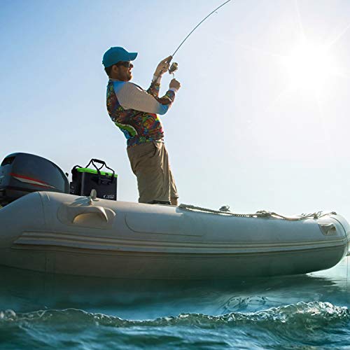 ワタチャンプ (WATACHAMP) 活かしバッカン 40cm 29L 折りたたみ釣り用バケツ 透明蓋付き 酸素ポンプ収納 + 2 本ロッドホルダー 磯バッカン 多目的 7枚目