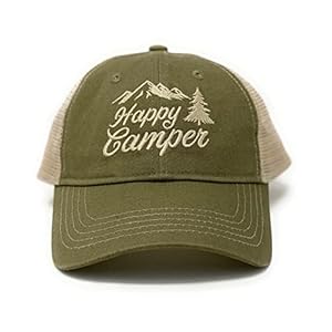 Happy Camper Hat, Camping Hat, Camping Trucker Hat, Camper Gifts, Baseball Hat