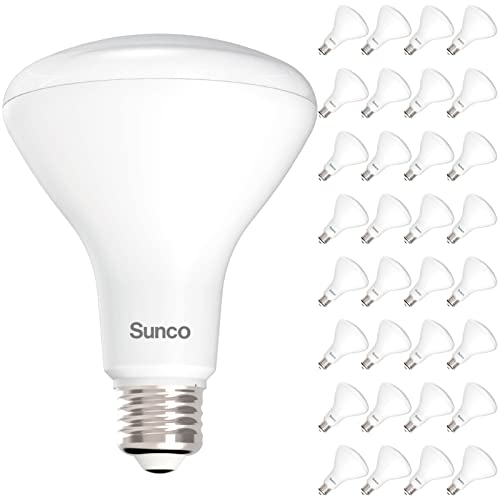 Sunco 32 Pack BR30 LED Flood Light Bulb E26 11W=65W 3000K Warm White
