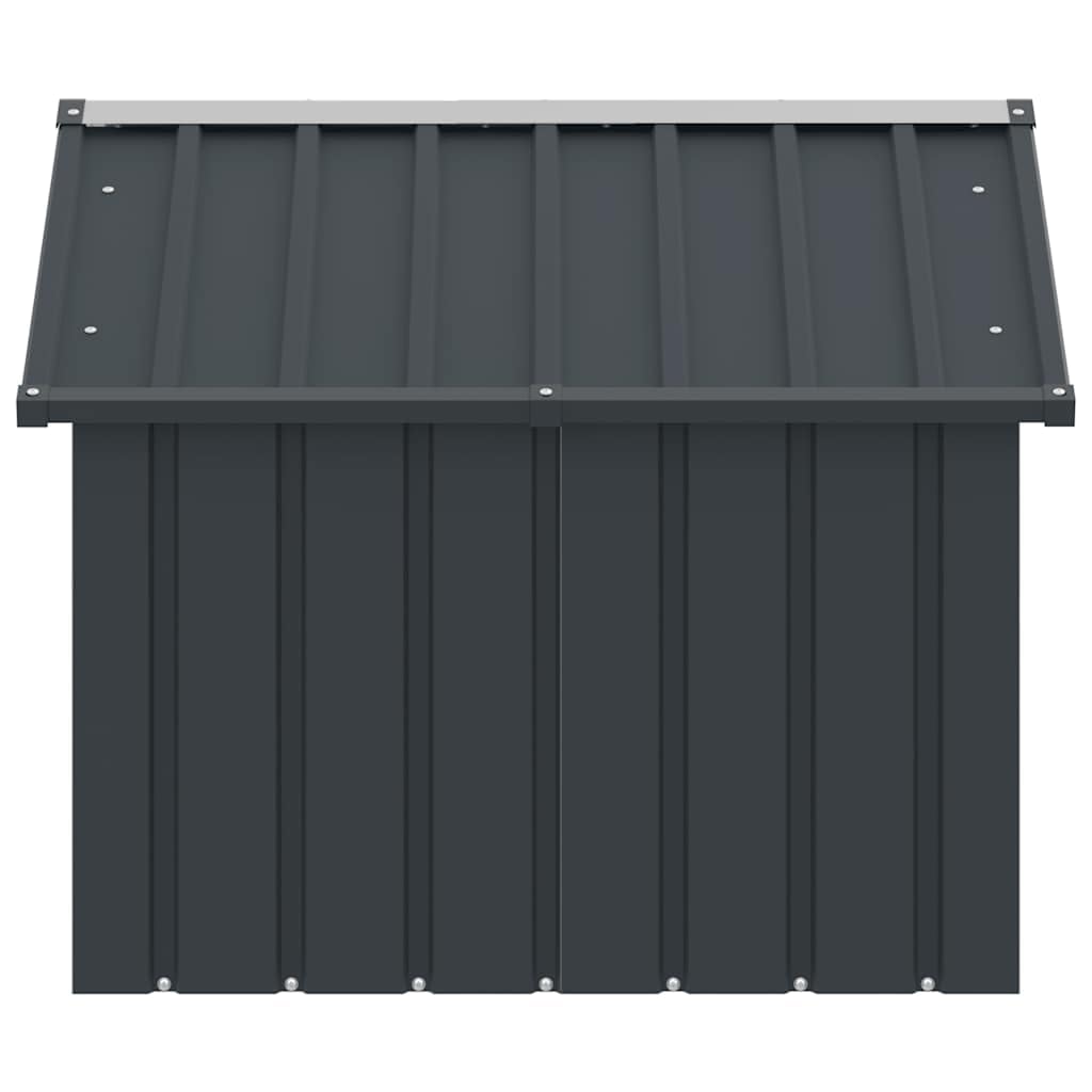 Generico Casetta per Cani Antracite 116,5x103x81,5 cm Acciaio Zincato,Articoli per Animali,Animali Domestici - Articoli,Articoli per Cani,Casette per Cani,Antracite,12.65 kg,171540