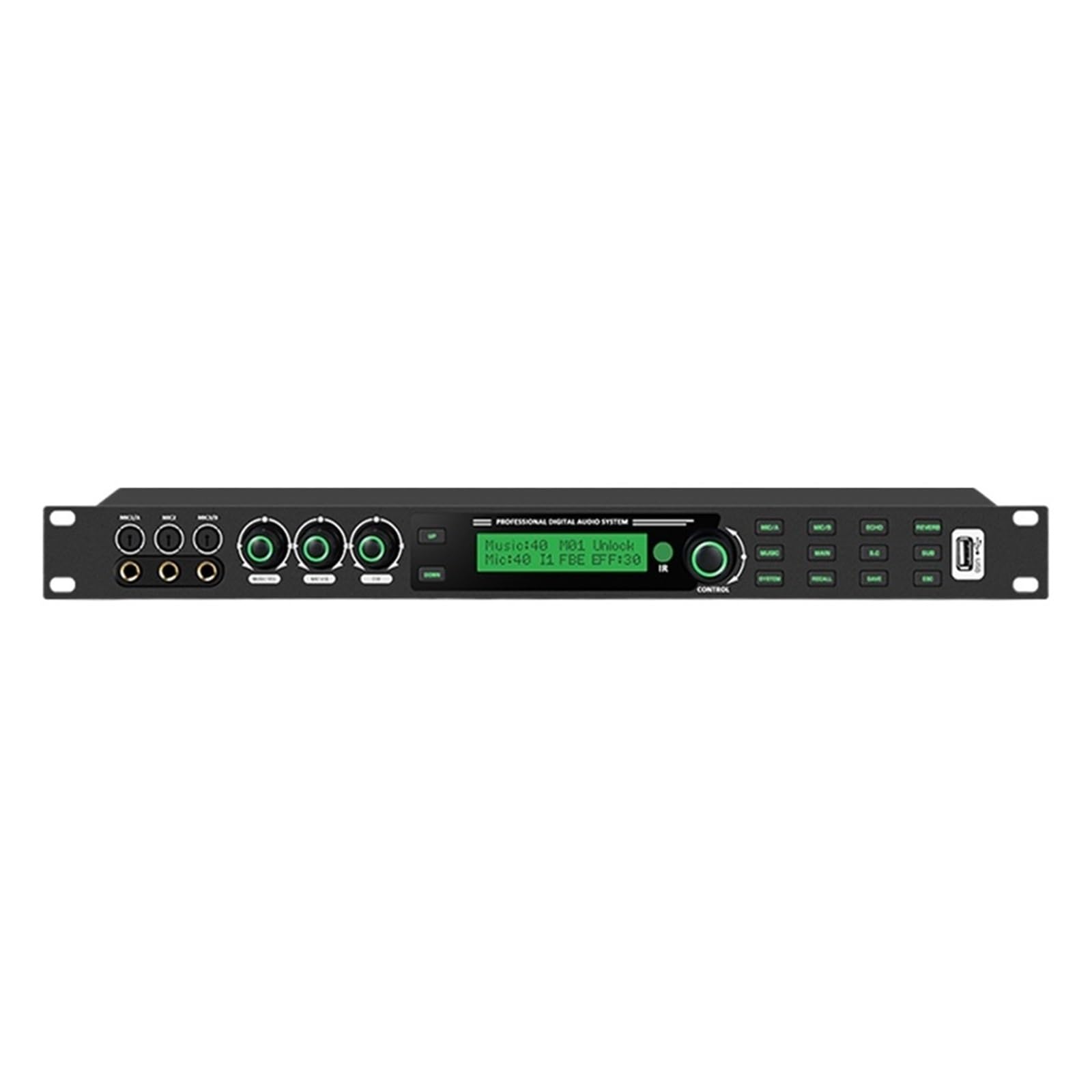 Procesador De Efectos De Karaoke KX6, Efector Frontal Profesional KTV, Sistema De Audio De Sonido, Procesador De Efectos De Eco De Audio Digital
