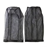 Sacchetto filtro per asciugatrice da esterno per cattura pelucchi di sfiato - Trappola per polvere in poliestere per prese d'aria dell'essiccatore di diametro 10,2 cm, compatibile con montaggio a