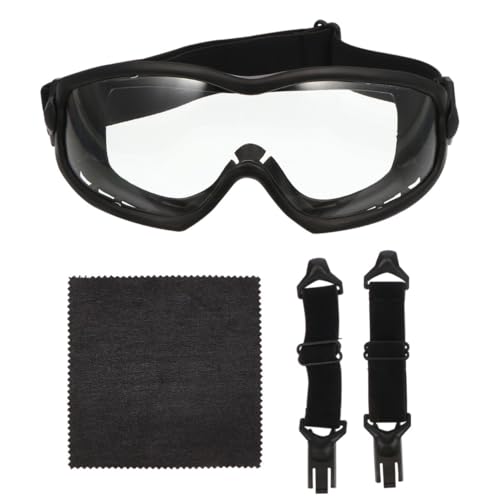 Lunettes de protection noires moto sport outdoor légères PC