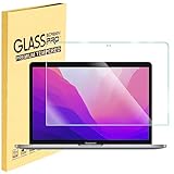 MUBUY Tempered Glass Screen Protector Design for MacBook Air 13 Inch 2019 2018 2019 (Model A1932 with Touch ID), 9H Super Hardness Prevent Being Scratched by Keys, Watch, Kids, Pets, Anti Finger Print