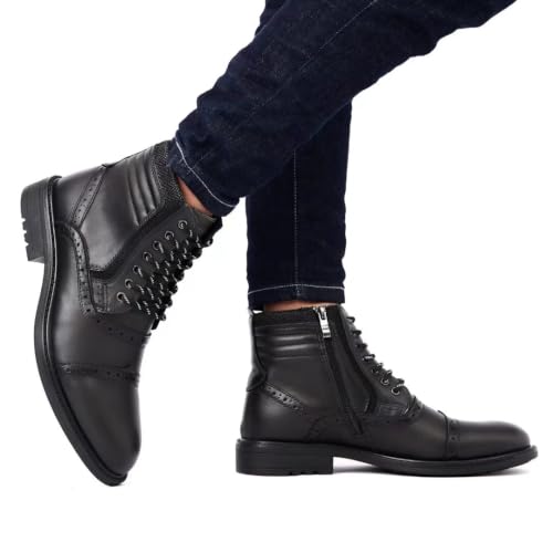 Image of Arkbird Mens Chelsea Boots, Stylish and Comfort Leather Chukka Ankle Boots with Zipper