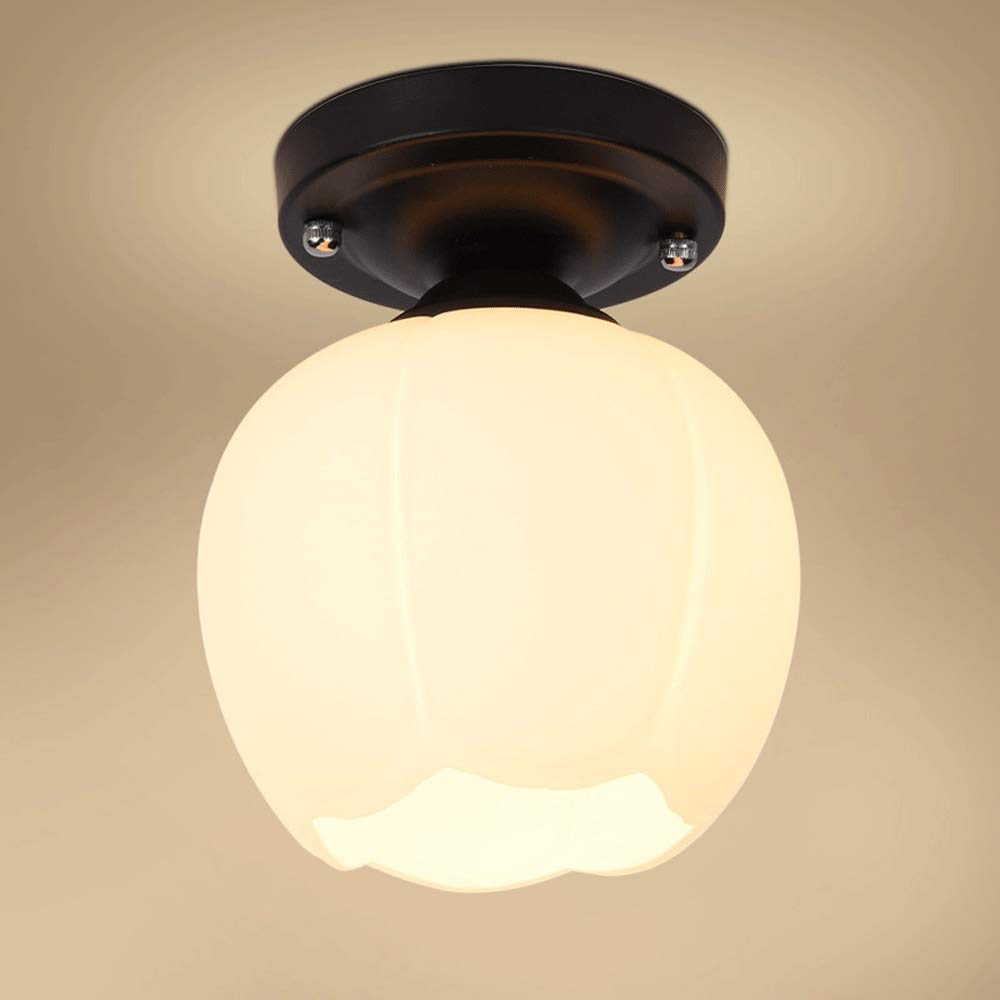 Lámpara de techo con luz LED de suspensión individual de vidrio 5
