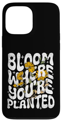 Bloom Where You Are Plated ���R�̈��p�� �� ���`�x�[�V�����A�b�v �X�}�z�P�[�X iPhone 13 Pro Max �p