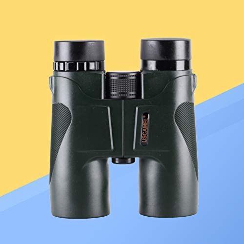 Lioobo Binóculos Compactos à prova d'água Prisma Óptica Portátil 10 x 42 Binóculos para Viagens, Ca