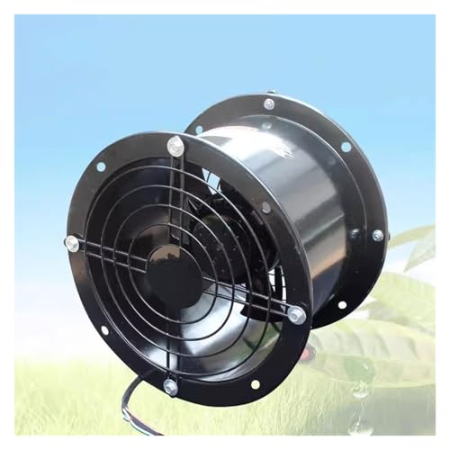 Extractor de ventilación con rotor externo potente de 10 pulgadas, ventilador de alta velocidad de pared de 100W para uso industrial y doméstico miniatura 4