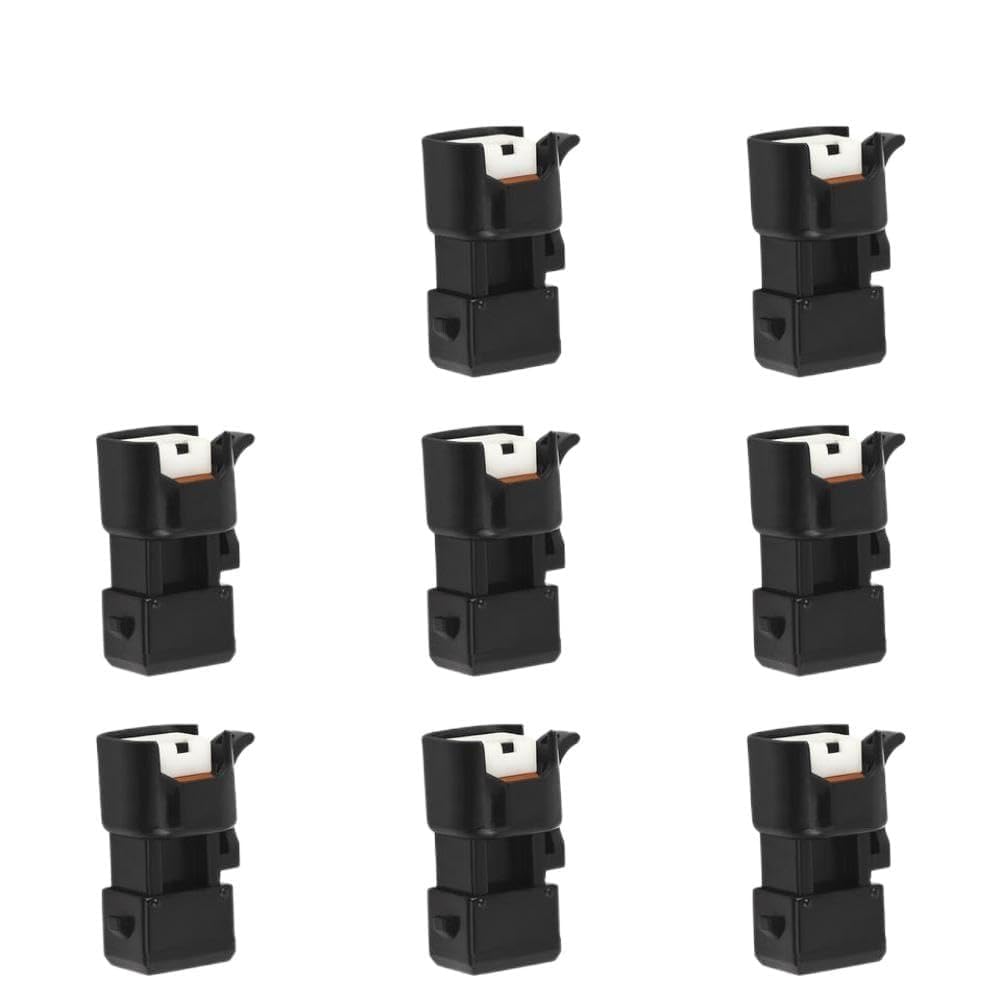 Acqjeydox Onecolor 8Pcs Black Ls1 Ev1 To Ev6 Ev14 Uscar Adapters For Ls2 Ls3 Lsx Lt1 Fuel Injector Connectors