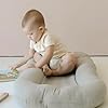 Baby Lounger - Snuggle Cozy Me Infant Lounger for Newborns | Breathable & Soft, Portable Awake-Time Pad, Essential Baby Gift- Grey (Lounger Cover Included) #3