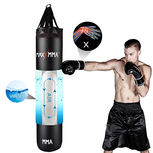 Maxxmma 5 Ft Water/Air Heavy Bag Kit (Adjustable Weight 70~140 Lbs.) #TOP2