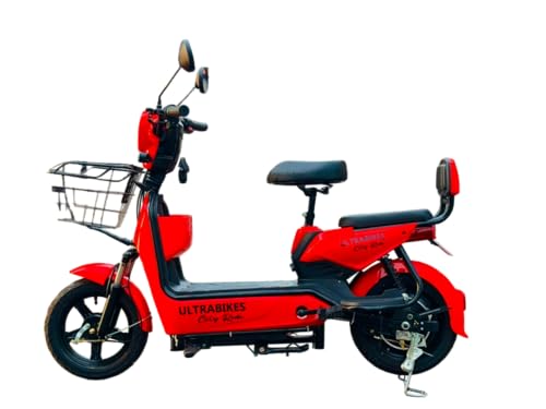 Image of Ultrabikes City Ride Moped | 550 watt Motor | 48V 18Ah Lithium Ion Battery | NO DL Required | 40 Top Speed | Digital Display | 2 Year Warranty | 3 Speed Modes I 70 KM in Single Charge