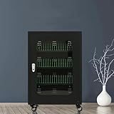 LGEOELIAS 50 Slots Charging Mobile Phone Cabinet,with Multi-Port Charger,5v 2a Efficient Charging,One-Touch Switch,Suitable for Warehouses, Factories,Etc
