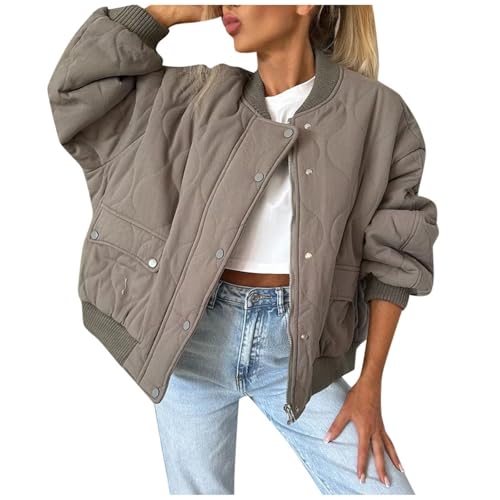 Veste de transition ample pour femme blouson d'extérieur casual pour le quotidien