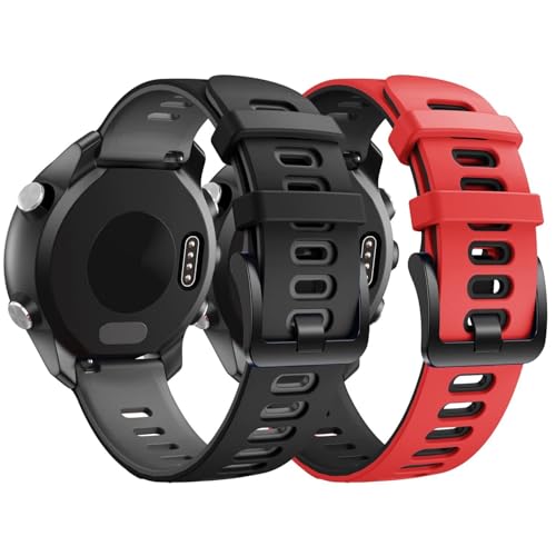 Bracelet silicone sport pour Galaxy Watch 4 44mm flexible et résistant à la transpiration