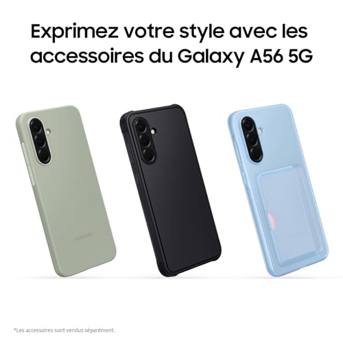 Samsung Galaxy A56 5G Smartphone Android Chargeur Secteur Rapide Inclus Smartphone déverrouillé Version FR - vue 6