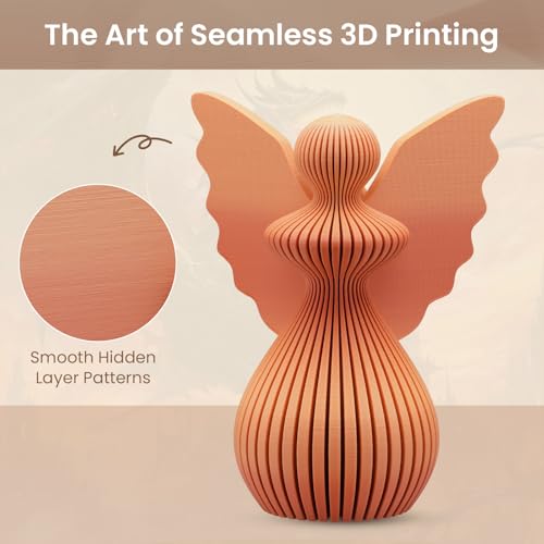 Image of ERYONE Matte Gradient Rainbow 3D Printer PLA Filament 1.75 + /- 0.03mm, HS Matte Multicolor High Speed Filament PLA 1KG(2.2LBS) Spool, Danxia