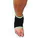 Inerzen Ankle Support Hot and Cold Gel Therapy Wrap - Includes Hot or Cold Gel Pack for Pain Relief - Microwavable, Freezable, Reusable (One Size Fits All)
