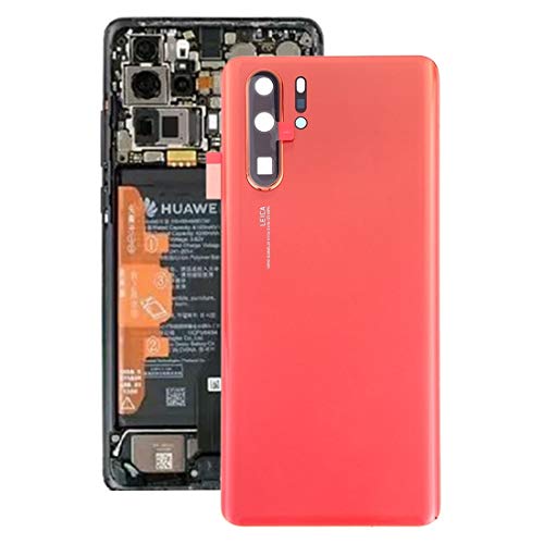 Couvercle de batterie Huawei P30 Pro orange pour réparer une vitre caméra brisée