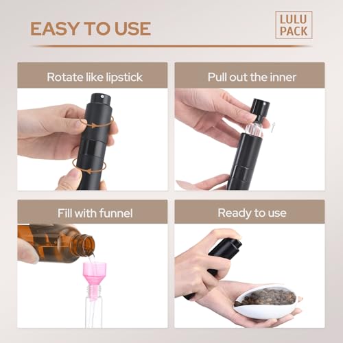 Lulupack Kaffeebohnen-Dosierbecher mit 20ml Sprühflasche, Kaffeemessbechern und Espressobohnen Spritzer Set