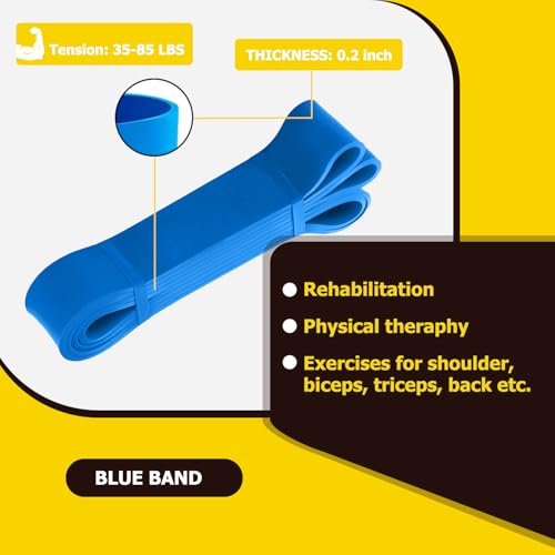 Image of Pull Up Bands, Resistance Bands, Pull Up Assistance Band Exercise Bands for Men & Women Working Out, Body Stretching, Physical Therapy, Muscle Training