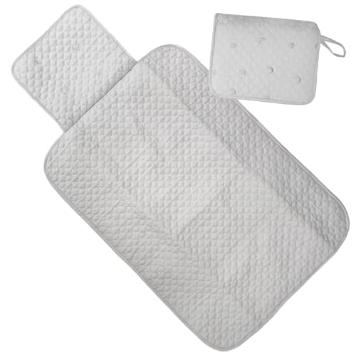 �x�r�[���ނւ��V�[�g �܂肽���݌g��OK �h���d�l �唻�T�C�Y �O�o��ł��q���I�Ɏg����`�F���W���O�}�b�g (�����O���[, 70*50cm)