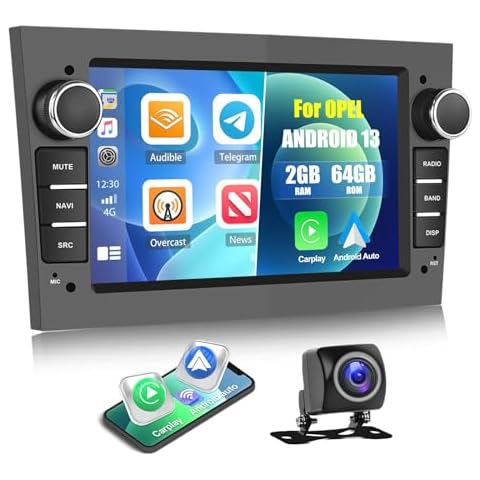 CAMECHO 2+64G Android 13 Car Stereo Cover