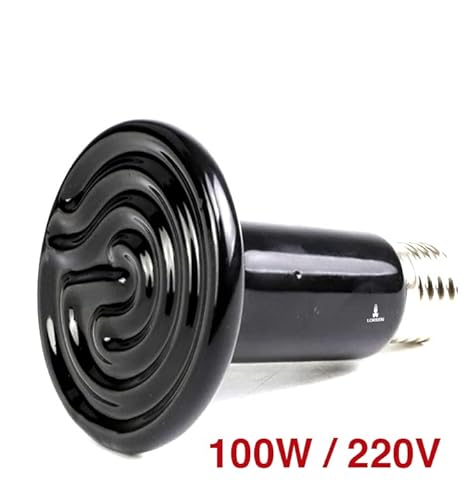 Lâmpada Cerâmica Aquecedor Infravermelho Terrários Répteis Anfíbios Aves (220V 75W)