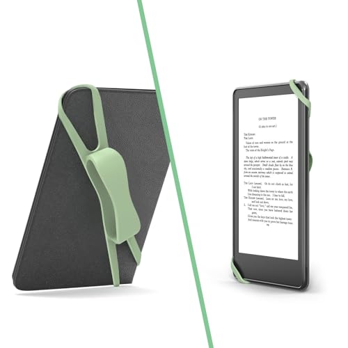 CHENGZI Tablet Kindle Lesezubehör 4,7-8 Zoll Komfort Handschlaufe Leseständer (Grün)