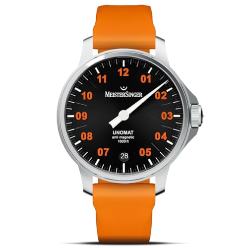[�}�C�X�^�[�W���K�[]MeisterSinger �E�m�}�b�g �u���b�N���I�����W Unomat Black with Orange �������� �r���v �����Y UN902OLU [���K�A���i]