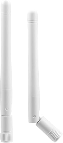 Miniatura 8 de Bingfu Antena WiFi externa RP-SMA 2.4GHz 5GHz 5.8GHz 3dBi Reemplazo de antenas inalámbricas de doble banda (paquete de 2) para enrutador WiFi