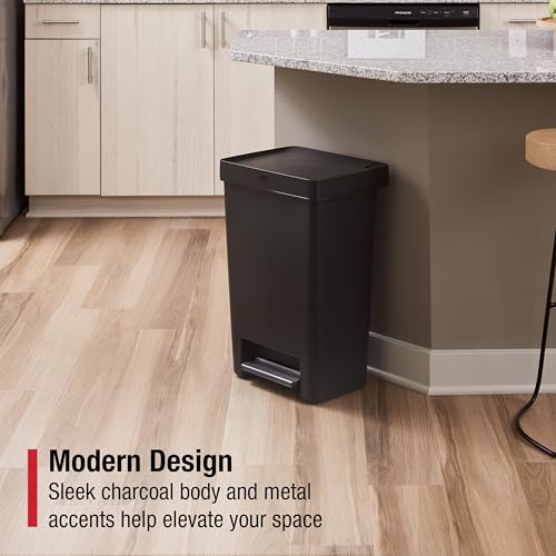 La Mejor Lista de Bote de basura con pedal - los más vendidos. 23 bote de basura con pedal marca Rubbermaid (2)