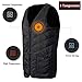 HOFOUND Chaleco Térmico Electrico para Hombre y Mujer, Chaleco Calefactable Eléctrico Lavable...