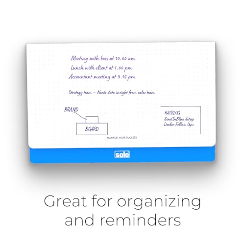 Image of SOLO Think Tank Dotted Notepad B6 - Pack of 2 |50 Sheets, 100 GSM Paper, Compact Size for Bullet Journaling, Sketching, Note-Taking, Diagrams, Charts & Creative Projects