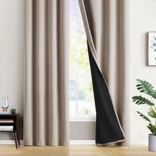 Gemarwel カーテン 遮光カーテン 1級遮光 99.99%遮光率 厚手 遮熱 断熱 防音...